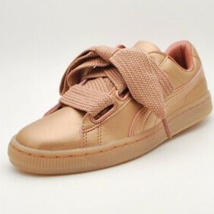 Puma Sneakers, Basket Heart Copper
